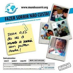 Imagem da notícia: Ajude a Mundo a Sorrir atrav&eacute;s do seu IRS!