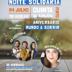 Imagem da notícia: Mundo A Sorrir organiza “Noite Solidária” no Porto
