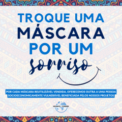 Imagem da notícia: Mundo A Sorrir lança máscaras reutilizáveis
