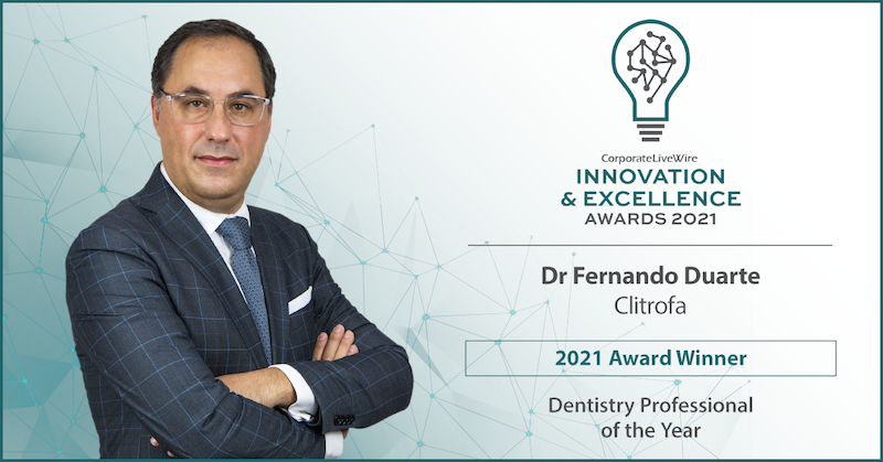 Imagem da notícia: Fernando Duarte é “Personalidade do Ano na Área da Medicina Dentária”