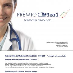 Imagem da notícia: Fundação Bial abre candidaturas para o Prémio de Medicina Clínica