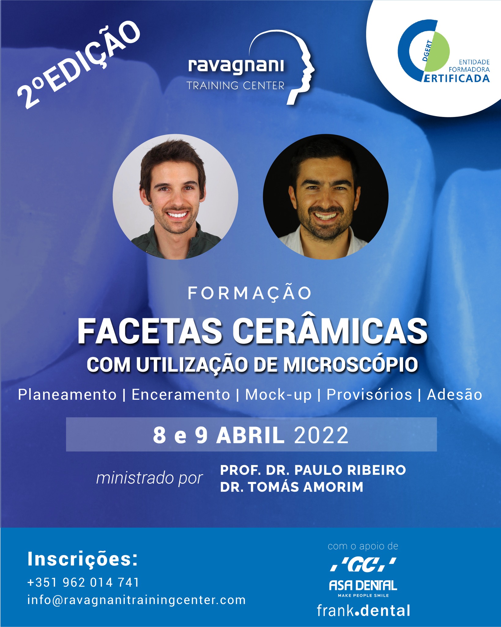 Imagem da notícia: Ravagnani Training Center promove 2ª edição da formação “Facetas Cerâmicas”