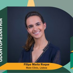 Imagem da notícia: Filipa Roque recebe prémio na categoria Odontopediatria
