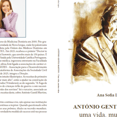 Imagem da notícia: Vida e obra do Professor António Gentil Martins em dupla edição literária