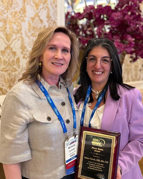 Imagem da notícia: Portuguesa recebe Prémio Pierre Robin e preside comité científico da AADSM