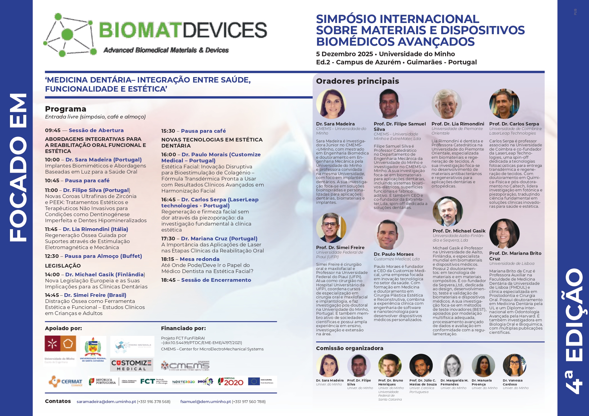 Imagem da notícia: Inovação em medicina dentária e estética facial em destaque na UMinho